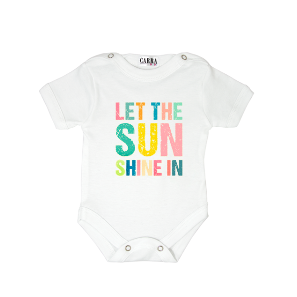 Carra Let The Sun бебешко боди